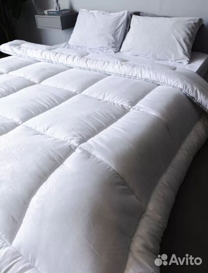 Постельное белье евро с одеялом