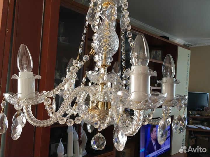 Чешская хрустальная люстра Presiosa 5-ти рожковая