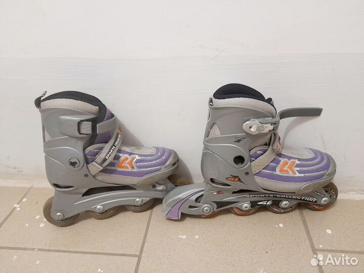 Детские ролики и защита 32 35