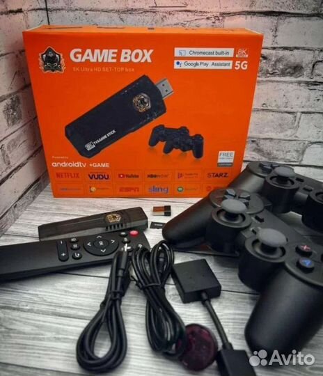 Игровая приставка Game Box 8K + Android Smart TV