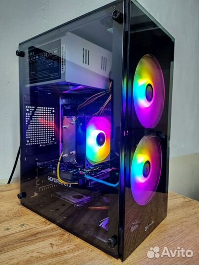 Игровой компьютер Ryzen 7 1700x/16гб/Gtx 1630 4гб