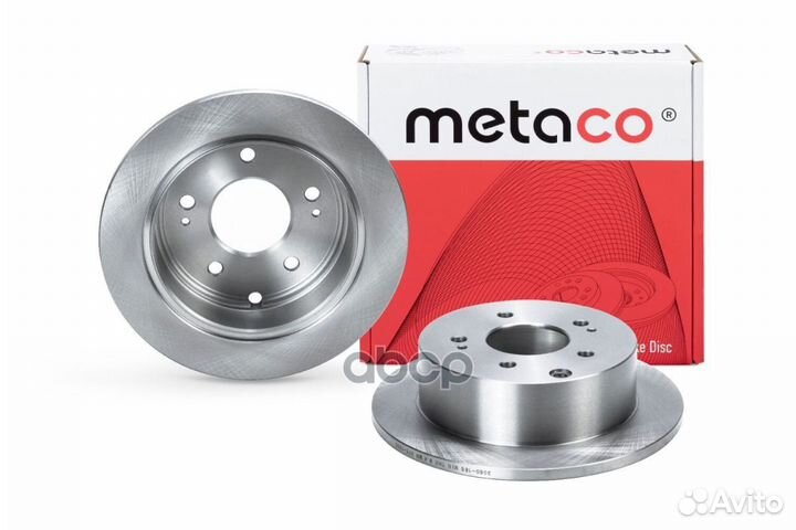Диск тормозной задний '3060-185 metaco