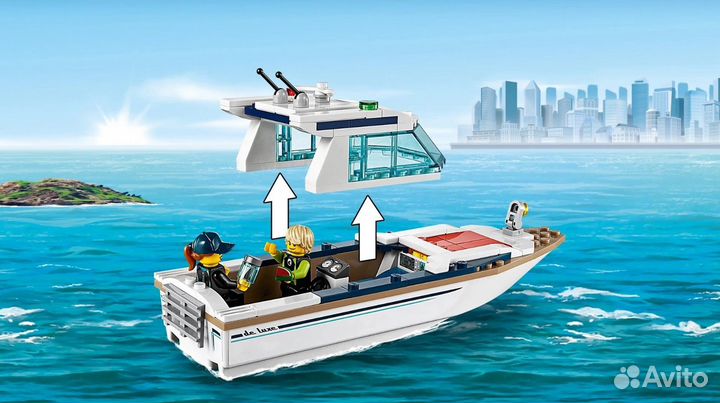 Конструктор Lego City 60221 - Яхта для дайвинга
