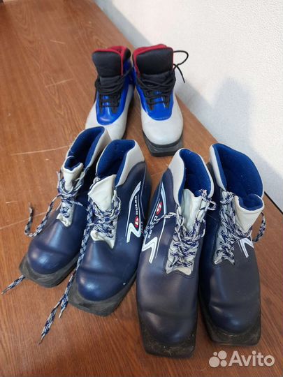 Лыжные ботинки 3 пары