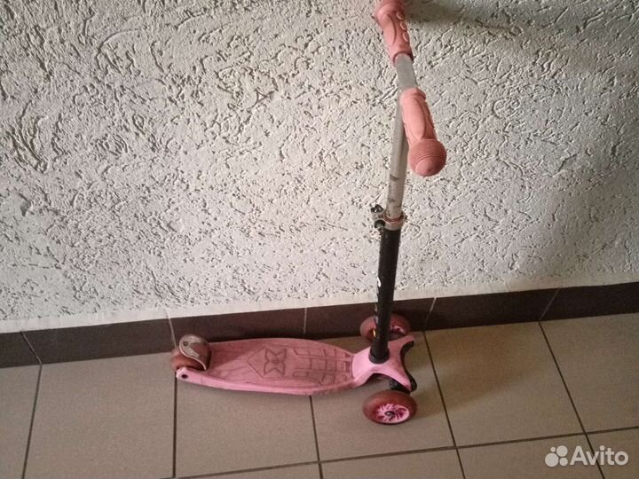 Самокат детский трехколесный бу