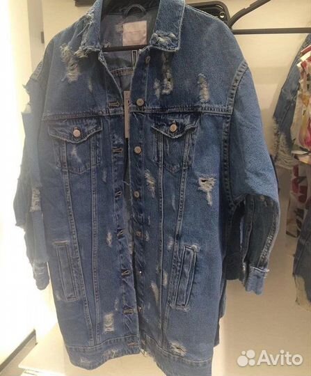 Джинсовая куртка zara