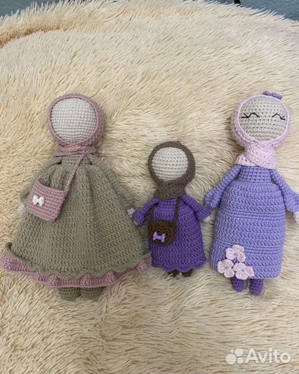 Кукла исламская вязаная