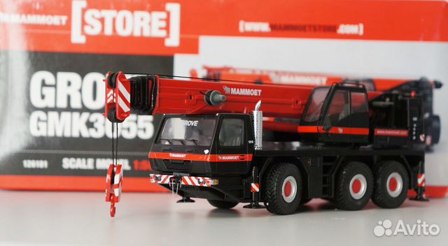 1/50 кран Grove 3055 Mammoet раритет 1:50 TWH