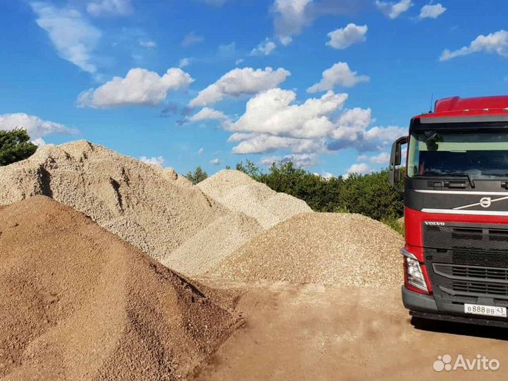 Щебень \ Отсев вторичный крупный от трех кубов