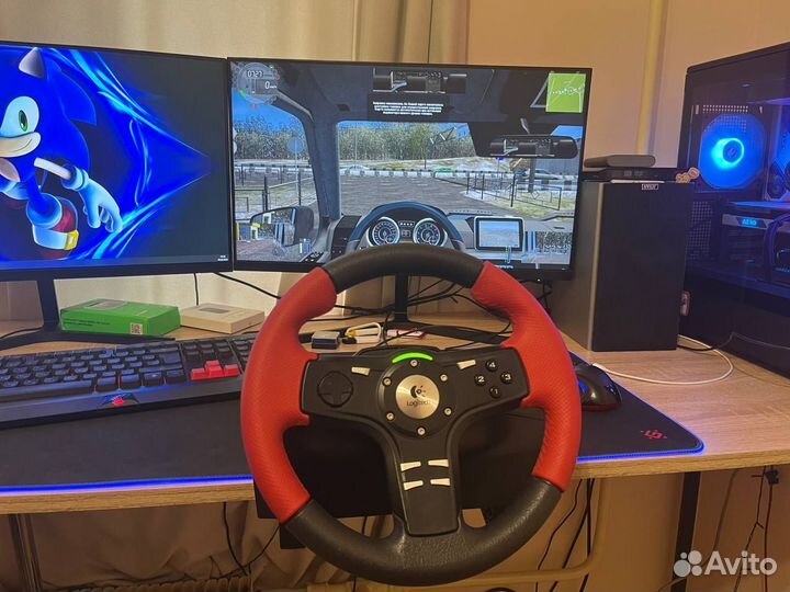 Руль Logitech Formula Force EX Feedback