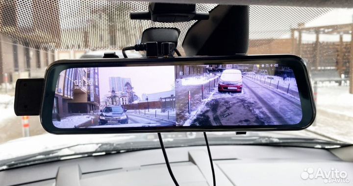 Видеорегистратор зеркало 2 камеры