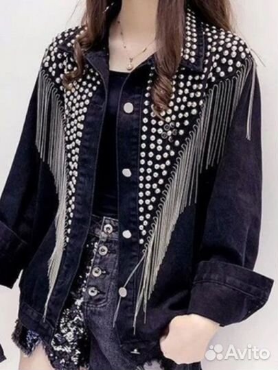 Джинсовая женская куртка