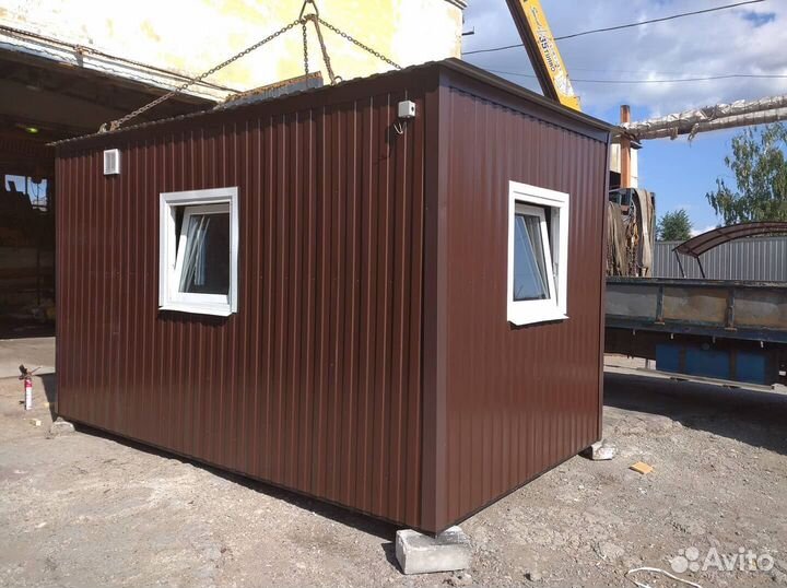 Бытовка деревянная 2.4 х 9