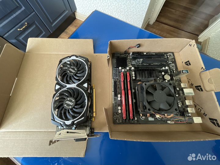 Видеокарта rx 570 4 gb + процессор AMD FX 8350