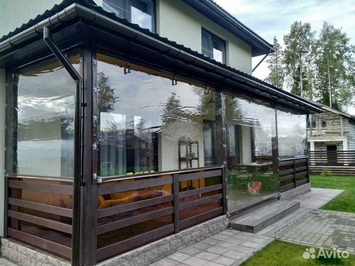 Мягкие окна для беседок, веранд