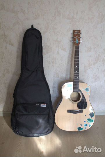 Акустическая гитара yamaha f310 бу