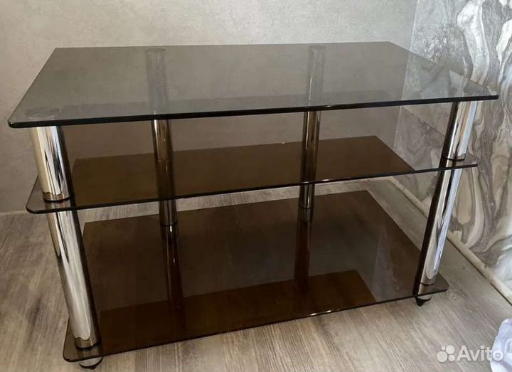 Стеклянная тумба
