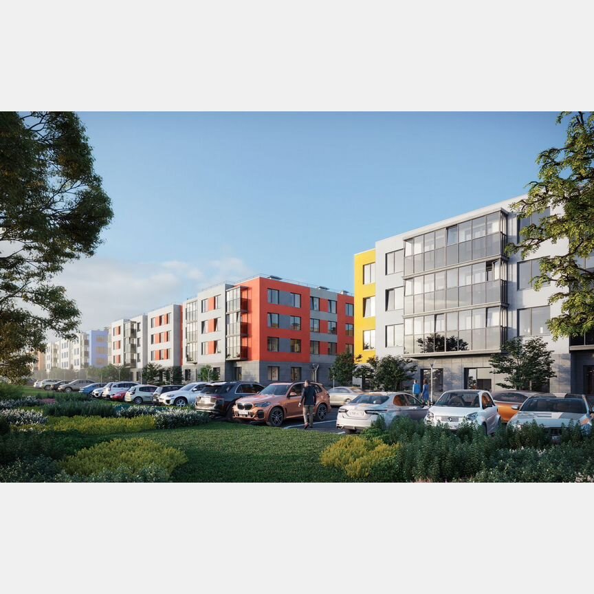 2-к. квартира, 55,7 м², 4/4 эт.