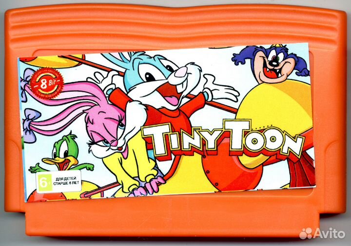 8-бит Картридж Dendy: Tiny Toon Adventures