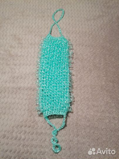 Мочалка для тела из полипропиленовых нитей