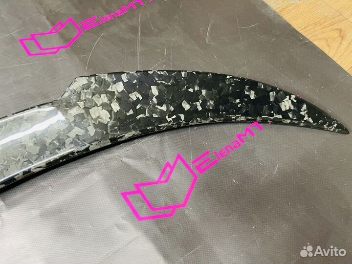 Спойлер для BMW G15 V стиль кованный карбон