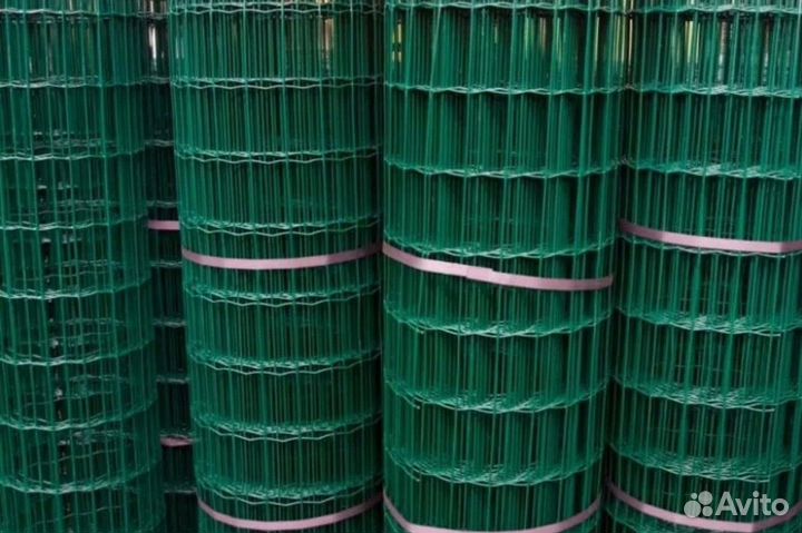 Ограждение из сварной сетки в пвх покрытии