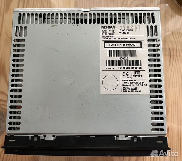 Магнитола nissan navara d40