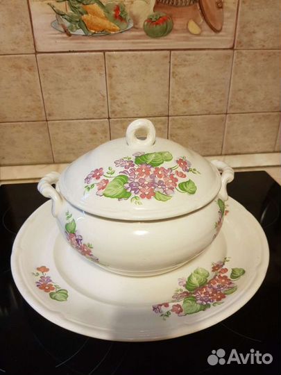 Зик Супница и блюдо посуда СССР