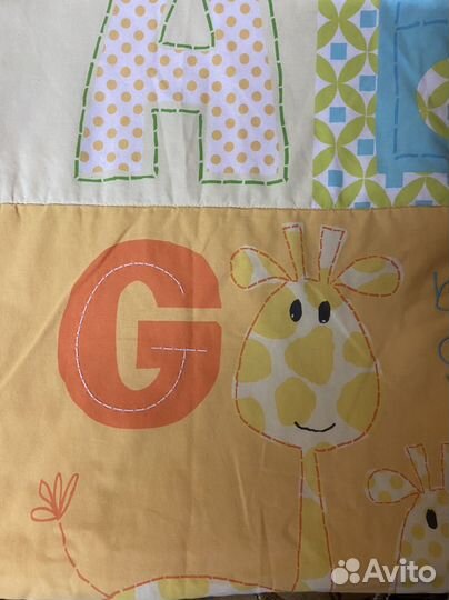 Одеяло детское, стеганое, яркое, импортное