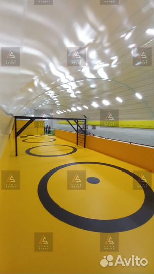 Борцовский ковер 12х12 двухцветный