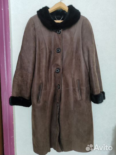 Дубленка натуральная женская бу