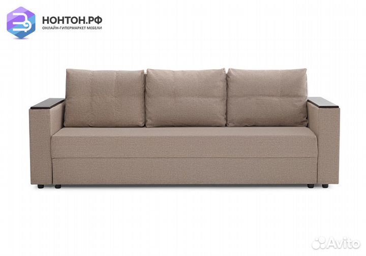 Диван еврокнижка Атланта бежевый