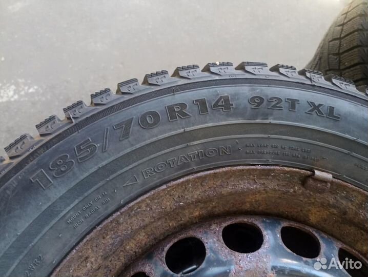 185/70 R14 Nokian Nordman 5 Зима Штампованные R14 pсd:4x100 ет:44 DIA:56.6