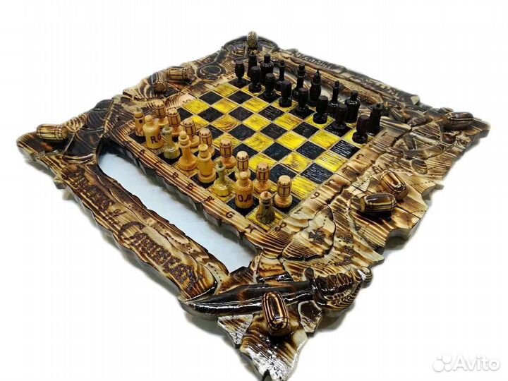 Нарды со стеклом пиратские 13/14