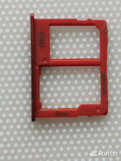 Держатель (лоток) SIM карты Samsung J6, J4+
