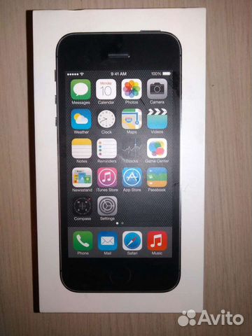 Коробка от iPhone 5s