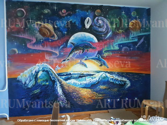 Услуги художника роспись стен