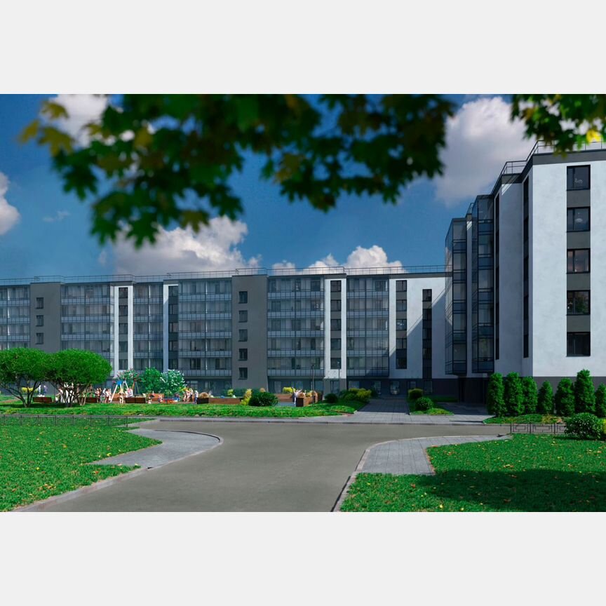 1-к. квартира, 54,8 м², 3/6 эт.
