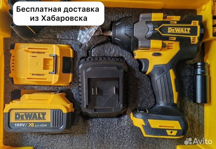 Аккумуляторный гайковерт DeWalt 800 Нм (Арт.21002)