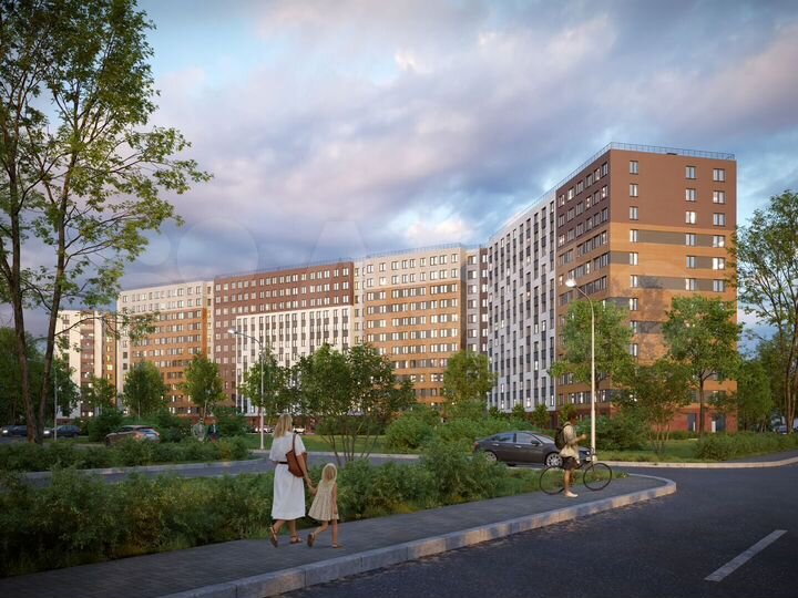 2-к. квартира, 56,1 м², 9/12 эт.