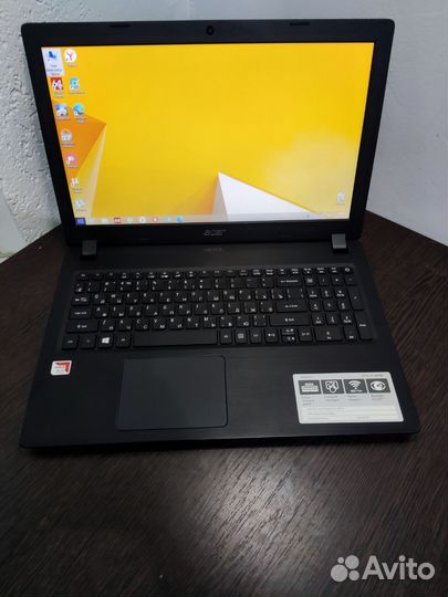 Acer 15.6 AMD A6 9Th Radeon R4 озу 8 DDR4