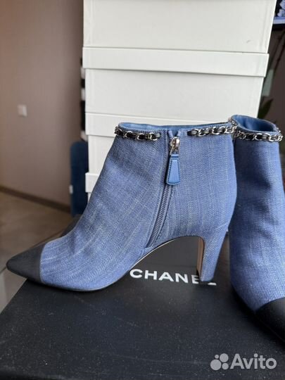 Полусапожки Chanel 38 и 36 Новые