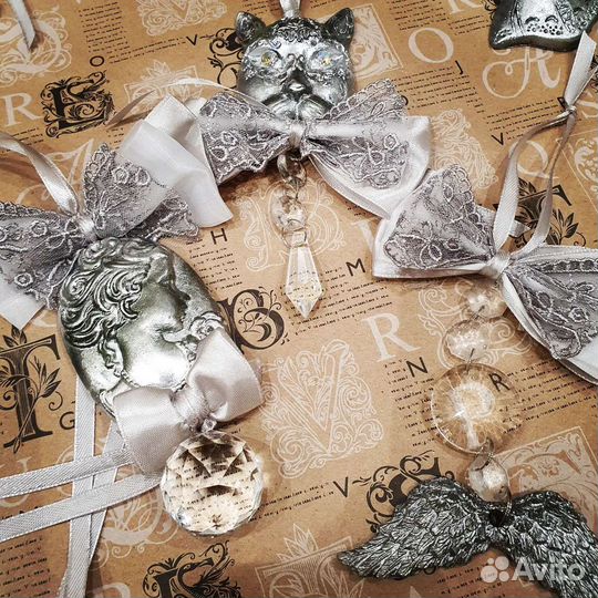 Ёлочные украшения ручной работы.На заказ