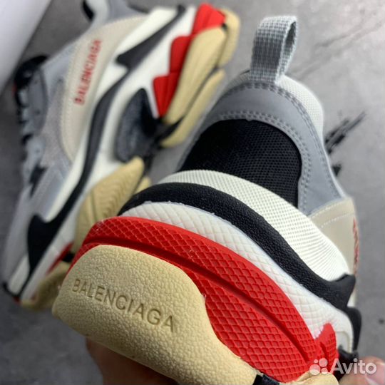 Кроссовки Balenciaga Triple-S Silver (36-40)