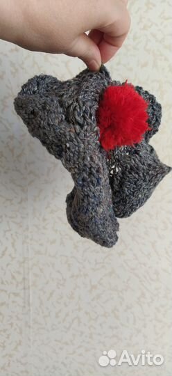 Вязаный берет эксклюзив