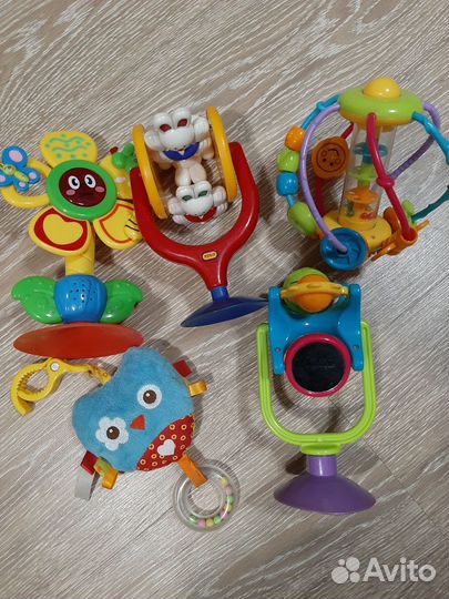 Развивающие игрушки(грызунки,погремушки) до 1 года