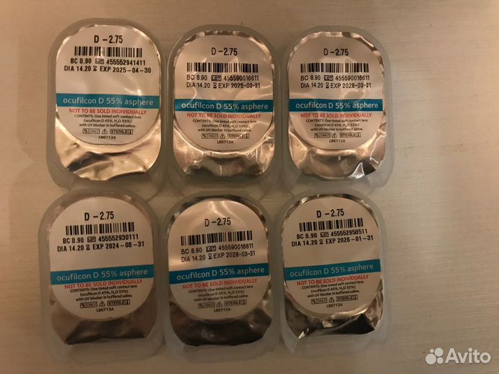 Линзы cooper vision biomedics 55