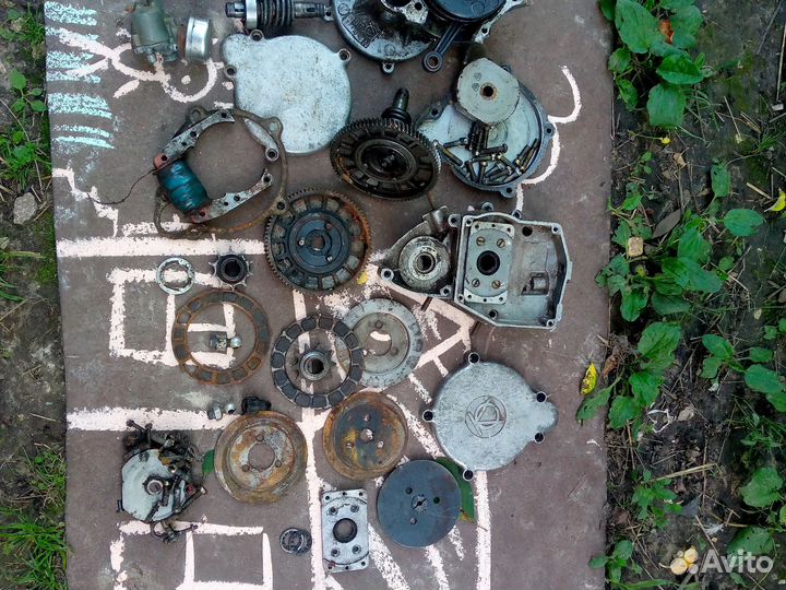 Запчасти для мопеда СССР, двигателю д6,д8,ш57