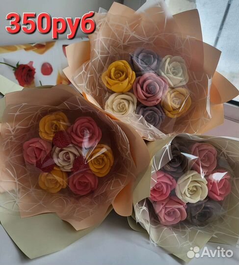 Шоколадные цветы