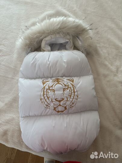 Конверт на выписку зимний, конверт из овчины